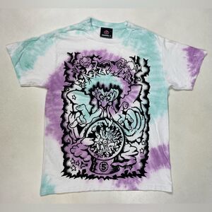Channel 5 Wizard Graphic T-shirt Men Medium Multicolor Tie Dye Short Sleeve